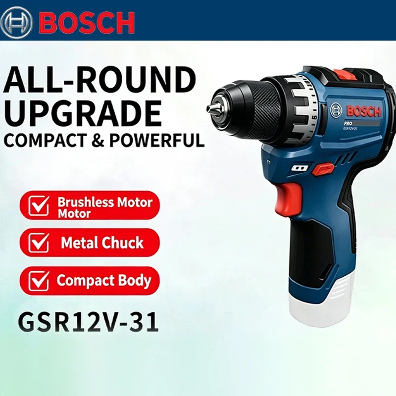 Bosch GSR 12V-31 Brushless Ele - Woodworking Drill ulasan dan harga
