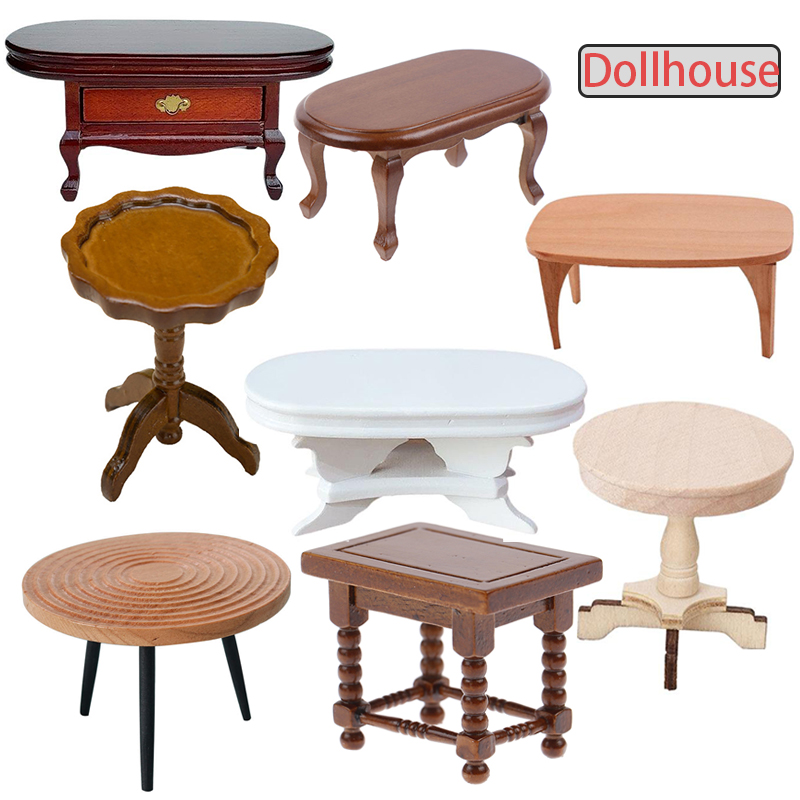 1:12 Dollhouse Miniature Round - Woodworking Diy ulasan dan harga