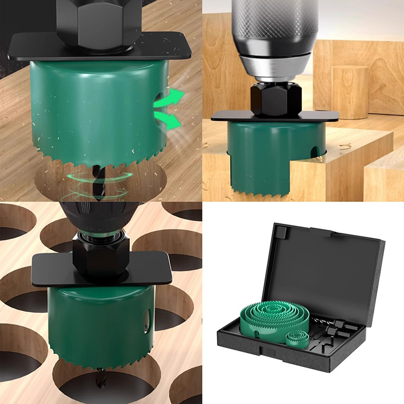 19/8/5PCS 19-127mm Hole Saw Cu - Woodworking For Beginners ulasan dan harga