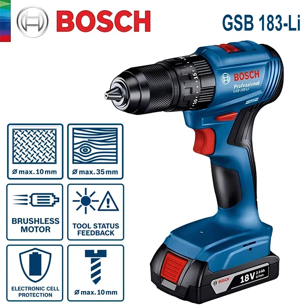 Bosch GSB183-LI 18V Cordless I - Woodworking Diy ulasan dan harga