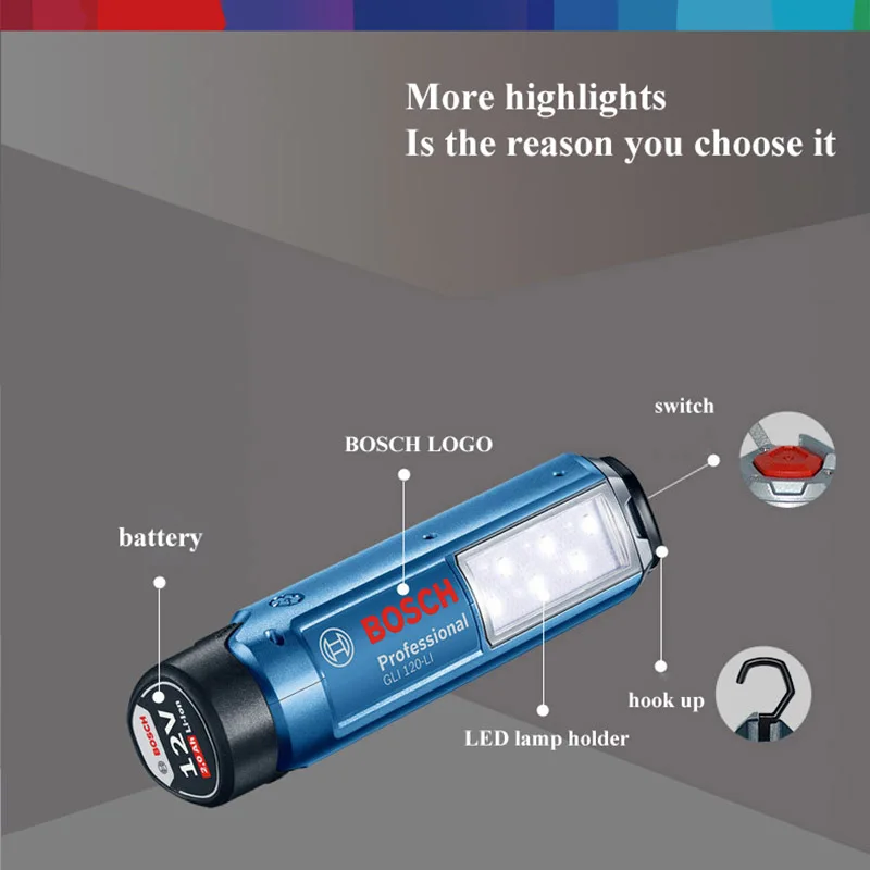 Bosch Rechargeable Light GLI 1 - Woodworking Diy ulasan dan harga