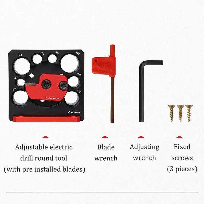 EE1 for Woodworking Adjustable - Woodworking Drill ulasan dan harga