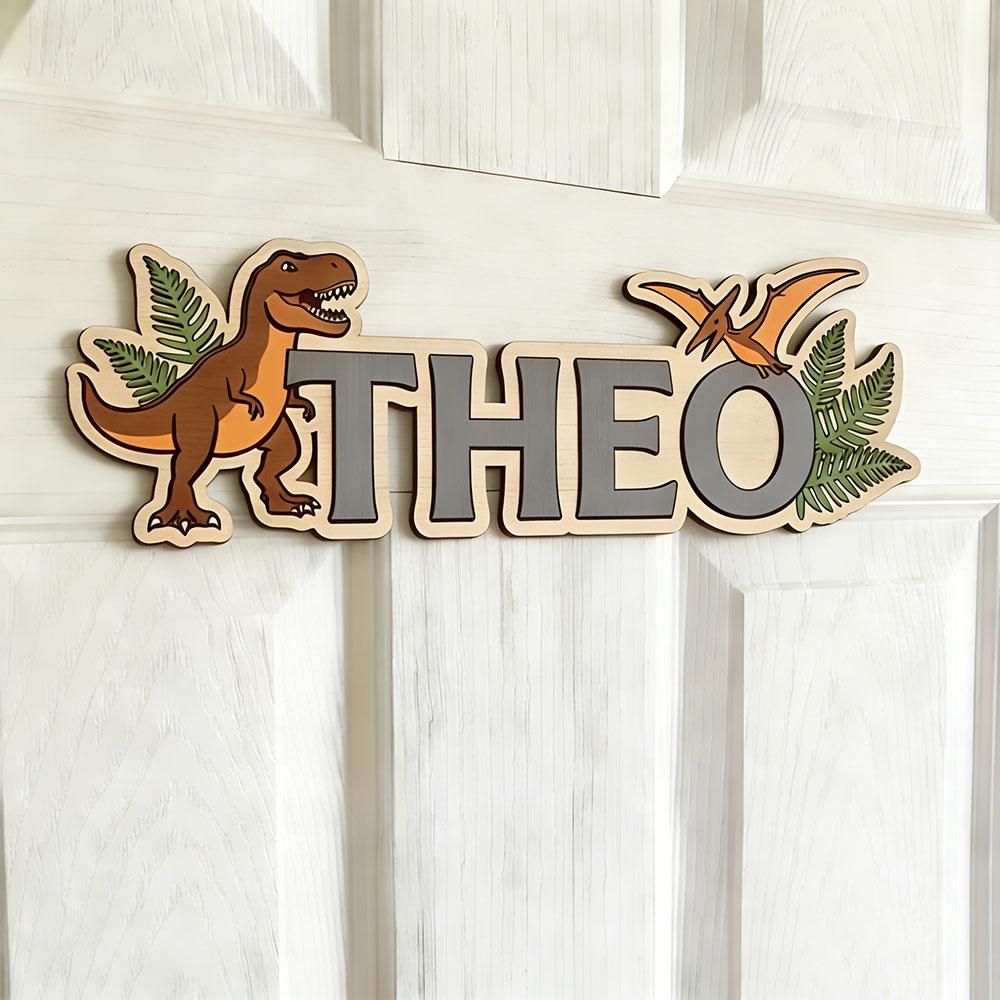 Personalized Dinosaur Name Sig - Woodworking For Beginners ulasan dan harga