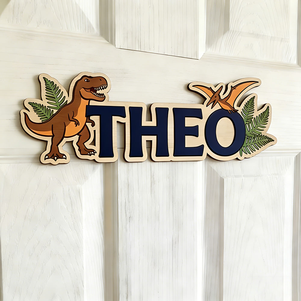 Personalized Dinosaur Name Sig - Woodworking For Beginners ulasan dan harga