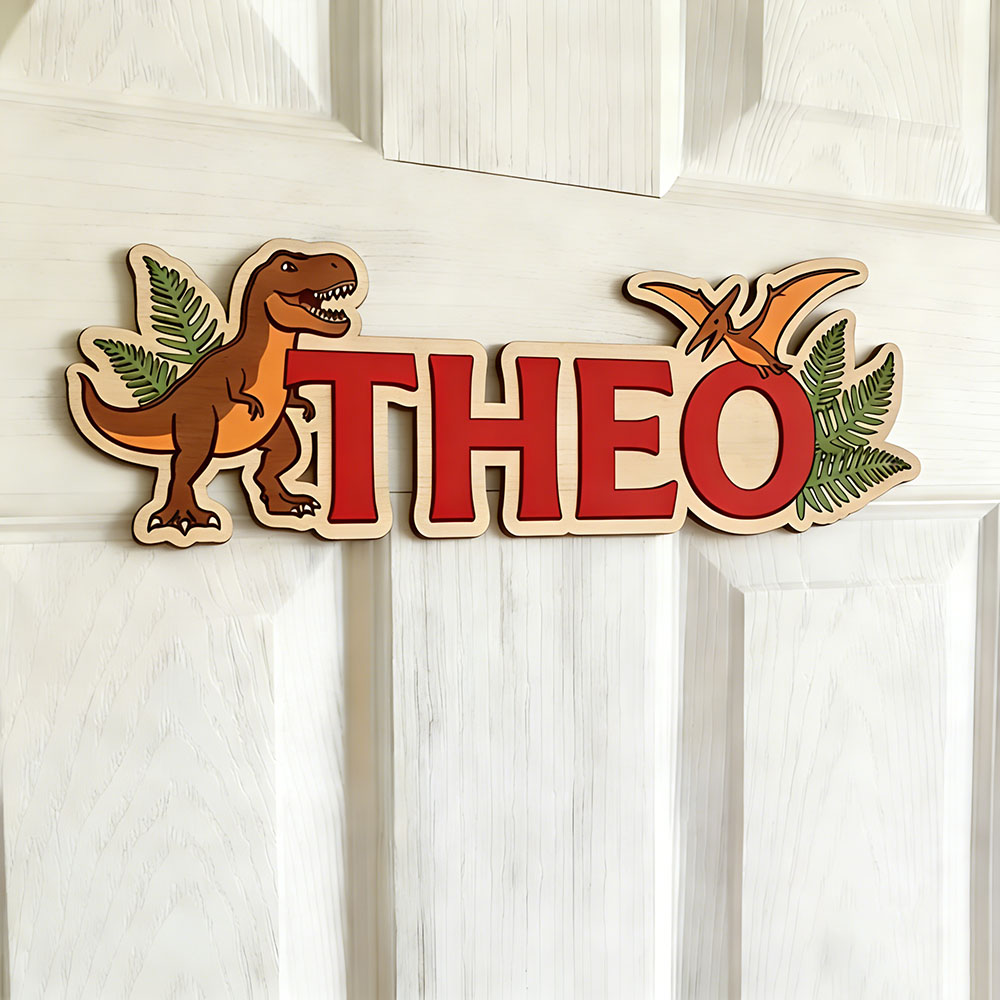 Personalized Dinosaur Name Sig - Woodworking For Beginners ulasan dan harga