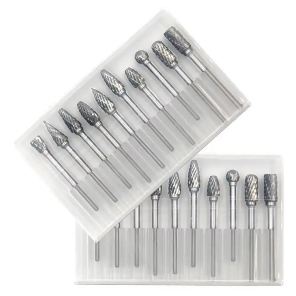 10PCS Carbide Rotary Burr Set  - Woodworking Diy ulasan dan harga