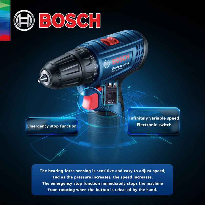 Bosch GSR 120-LI 12V Lithium E - Woodworking Drill ulasan dan harga