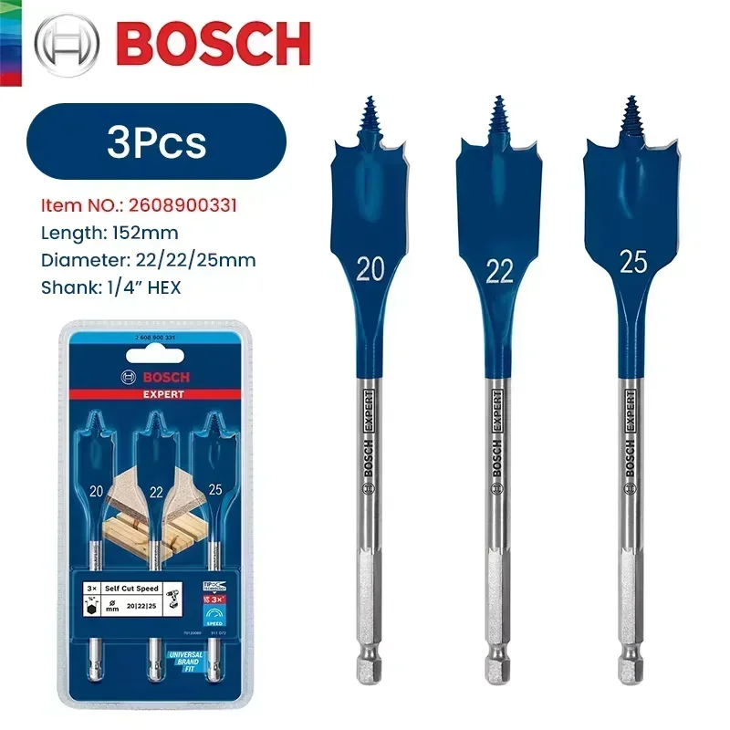 Bosch Expert Series Drill Bits - Woodworking Drill ulasan dan harga