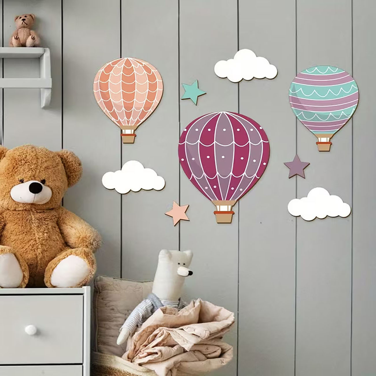Hot Air Balloon Cloud Star Woo - Woodworking For Beginners ulasan dan harga