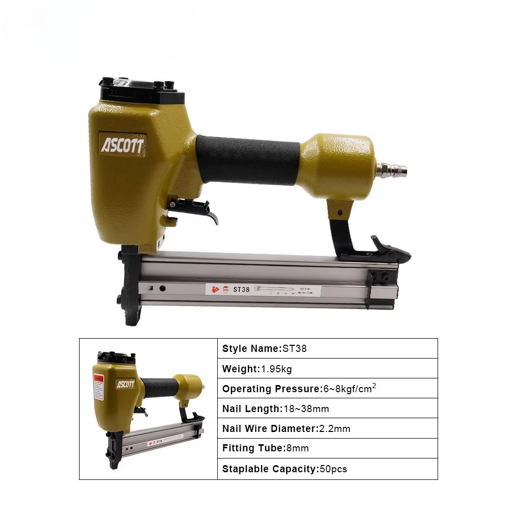 ST38 14GA Heavy  Pneumatic Nai - Woodworking Diy ulasan dan harga
