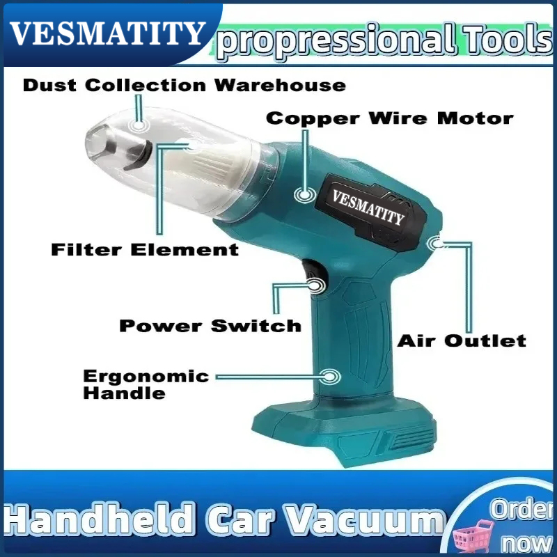 Cordless Vacuum Cleaner 7 Nozz - Woodworking Dust Collector ulasan dan harga
